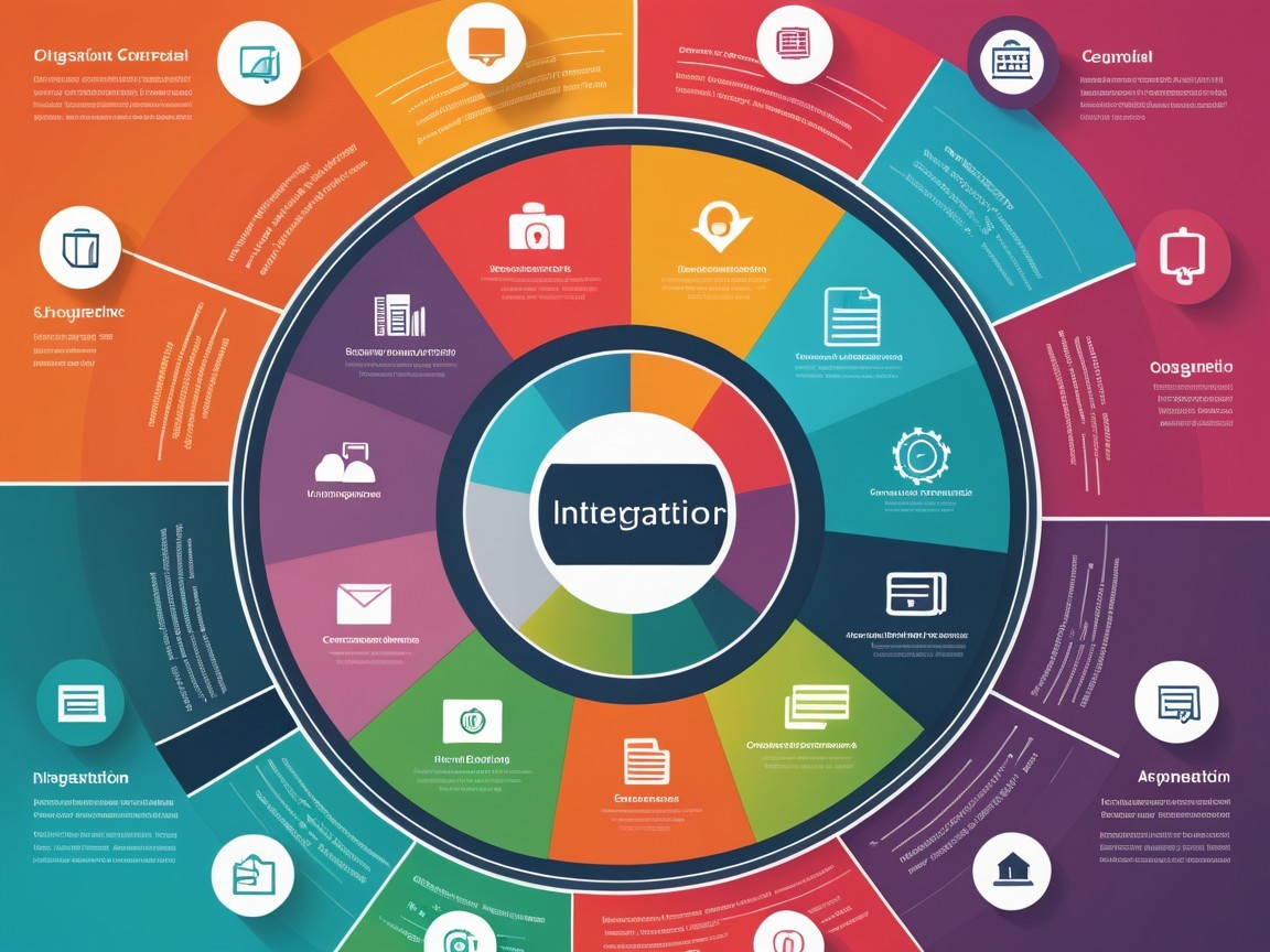 Colorful Infographic on Integration Components and Functions