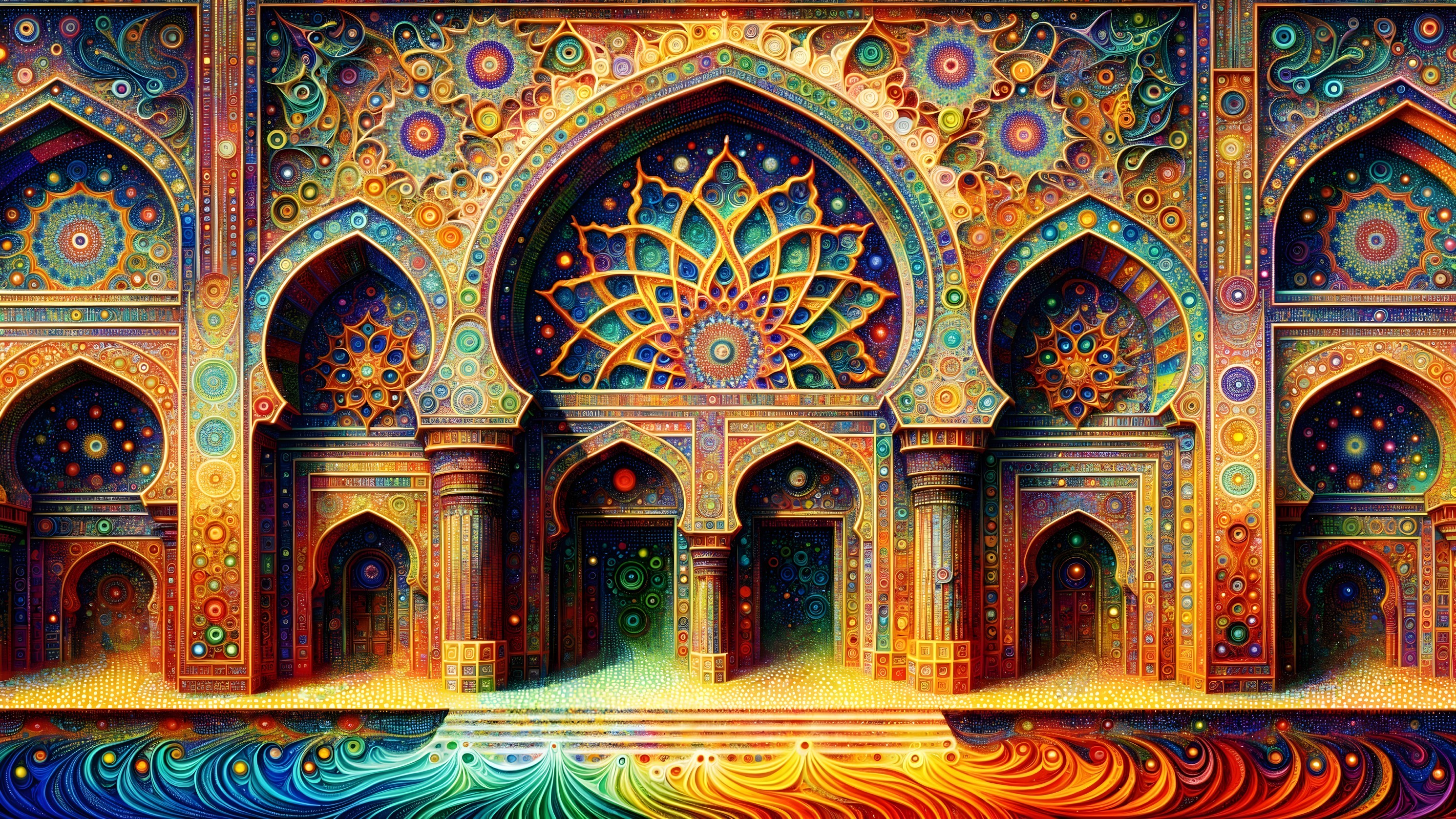Ornate Architectural Facade with Intricate Patterns