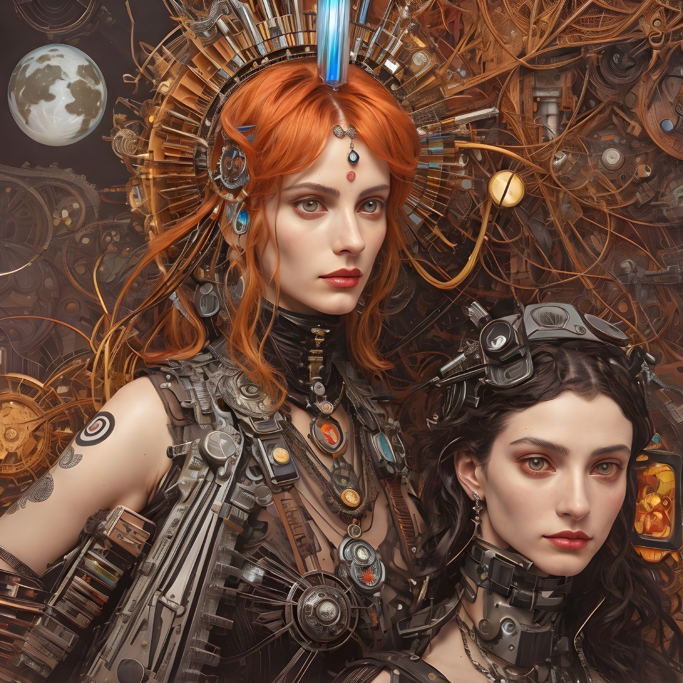 Futuristic Women in Steampunk and Sci-Fi Design