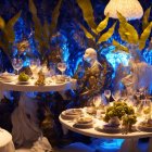 Futuristic Dinner Party with Extraterrestrial Beings