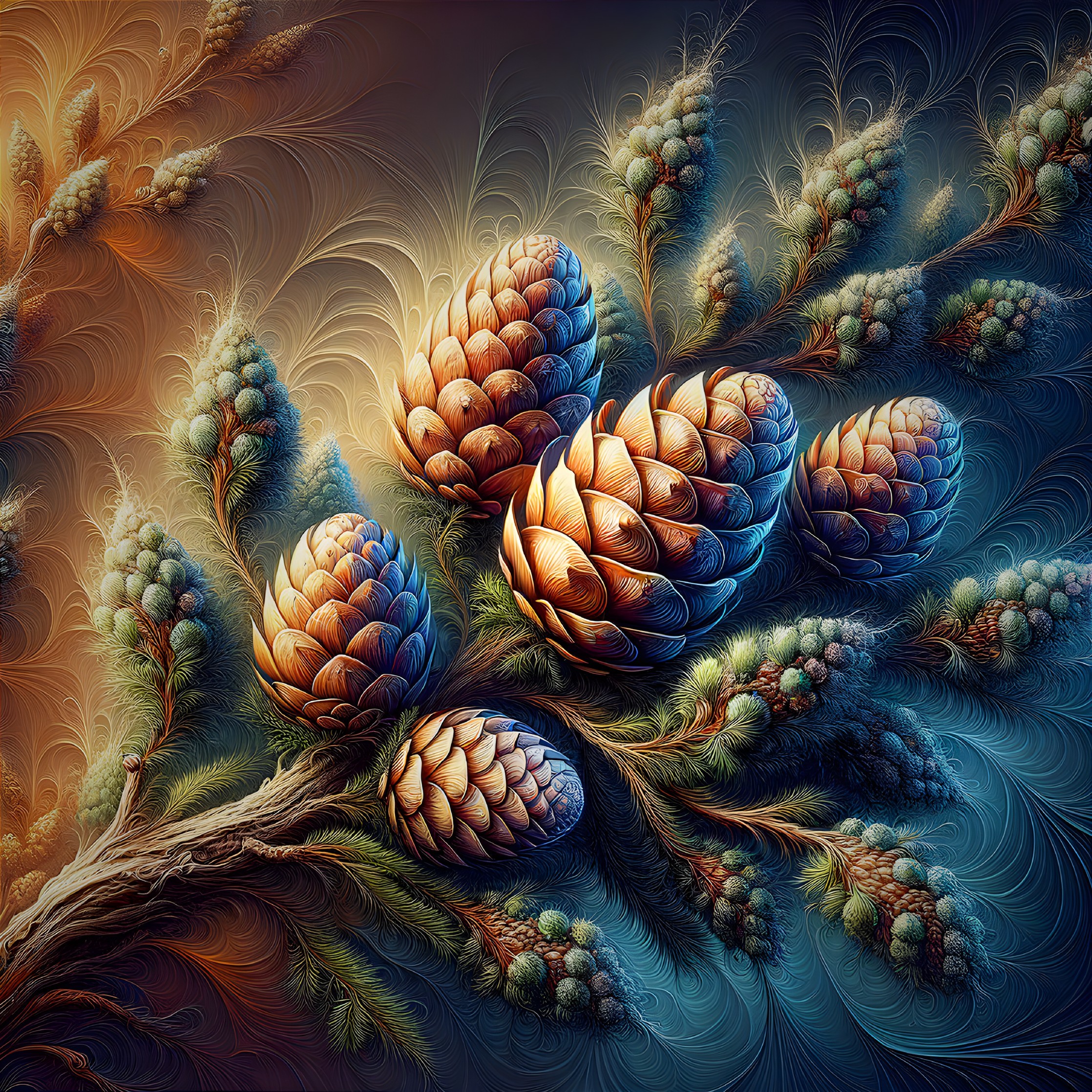 juniper cones