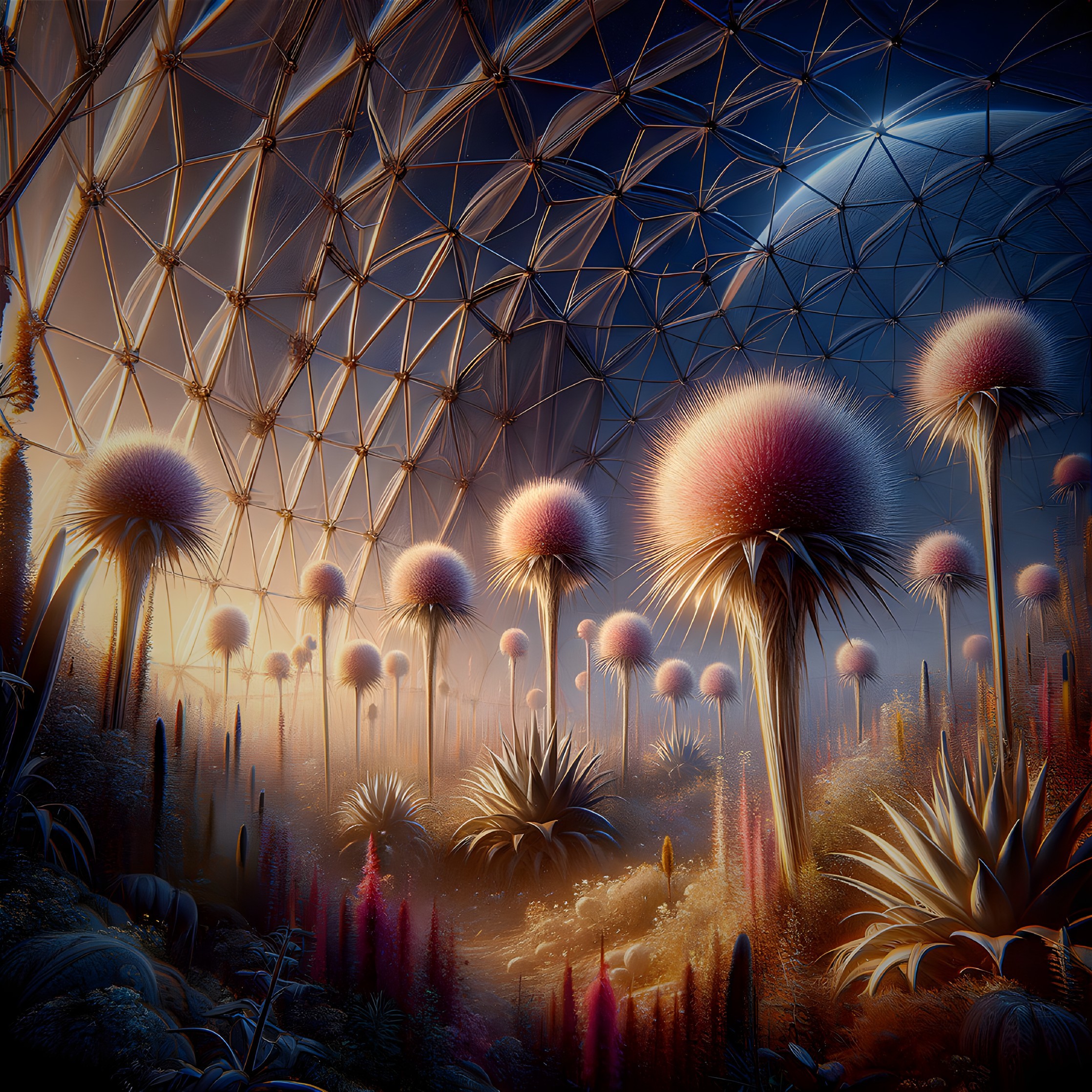 Dandelion Dream in Twilight Dome