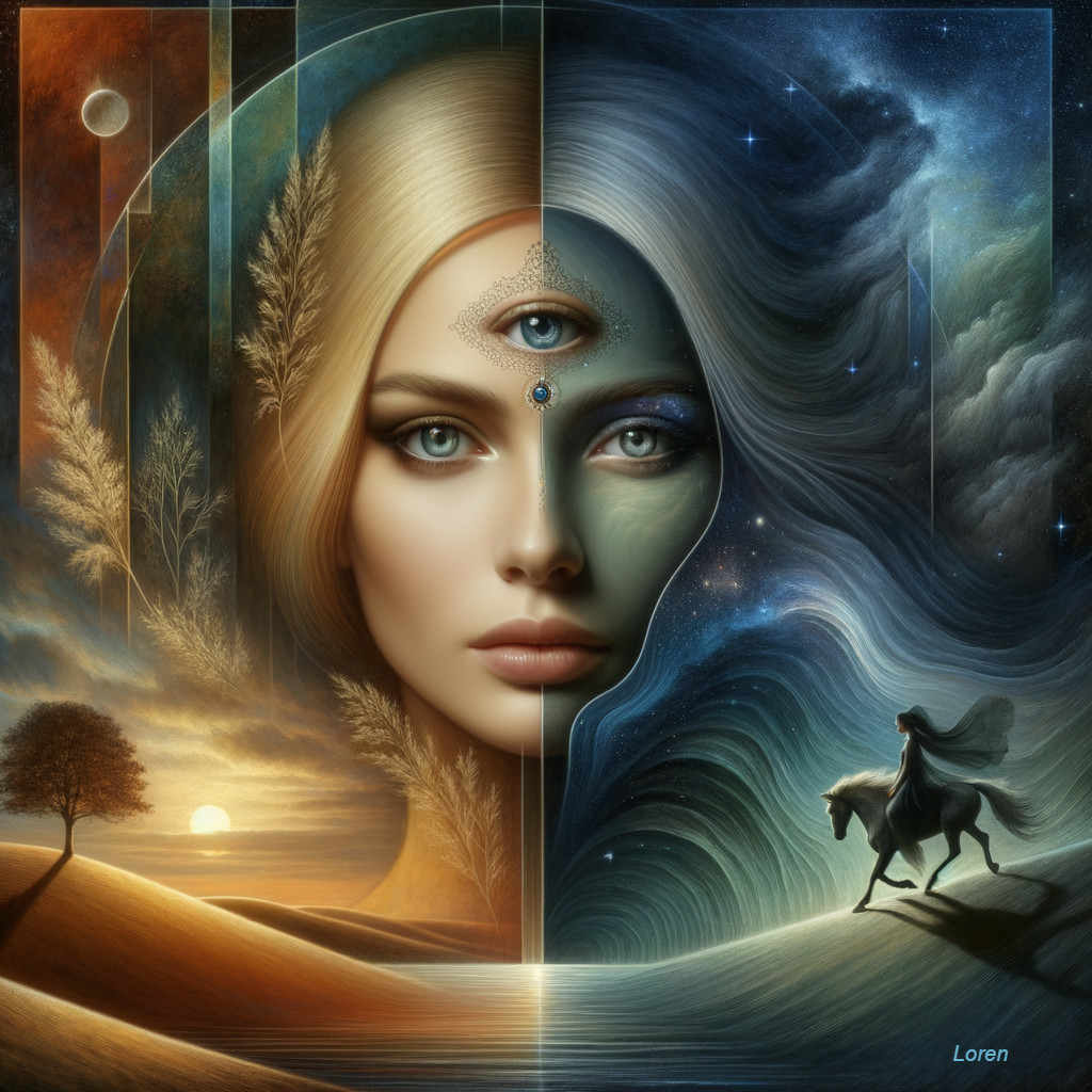 Duality of Nature and Mysticism in Art Representation