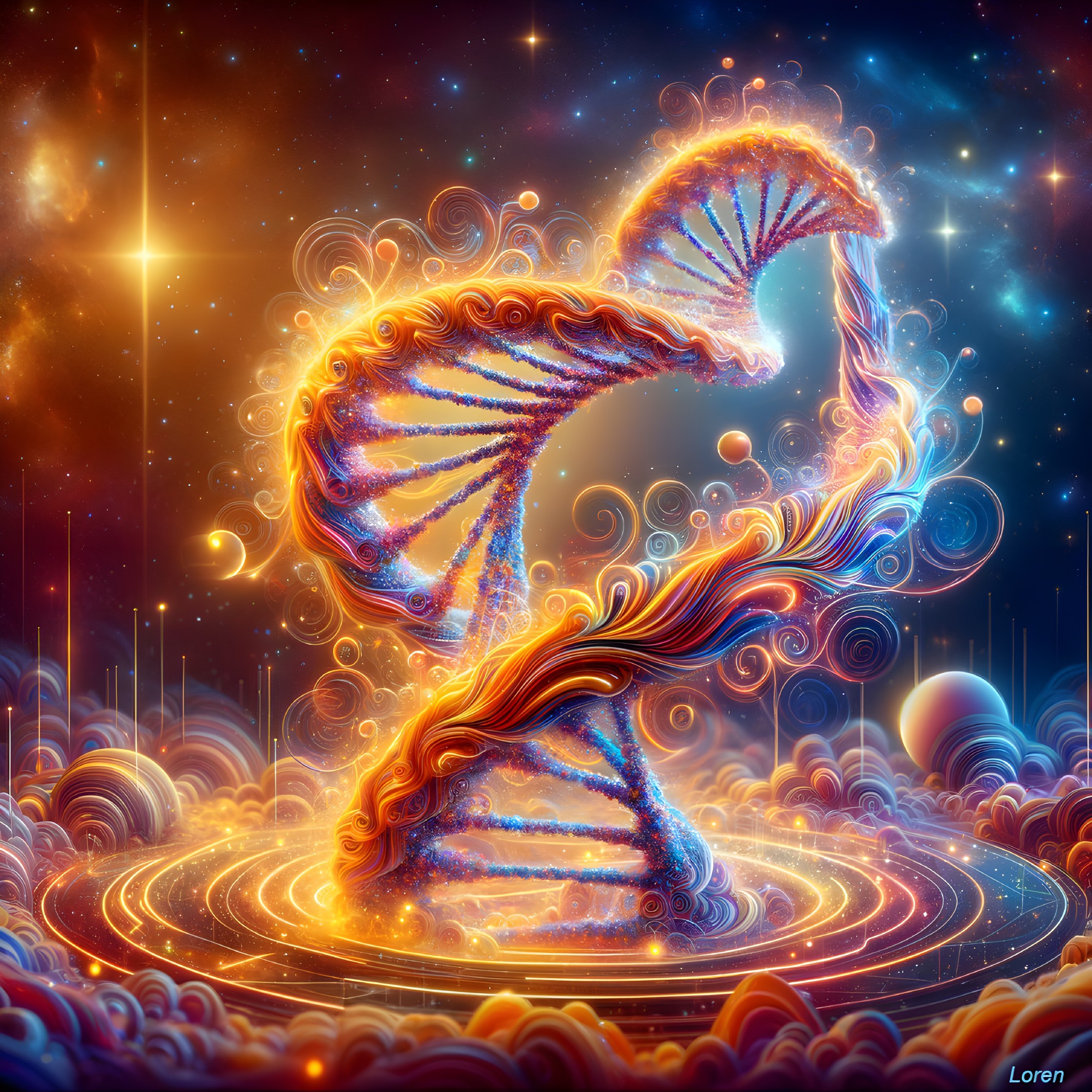 Celestial DNA: Life's Cosmic Connection