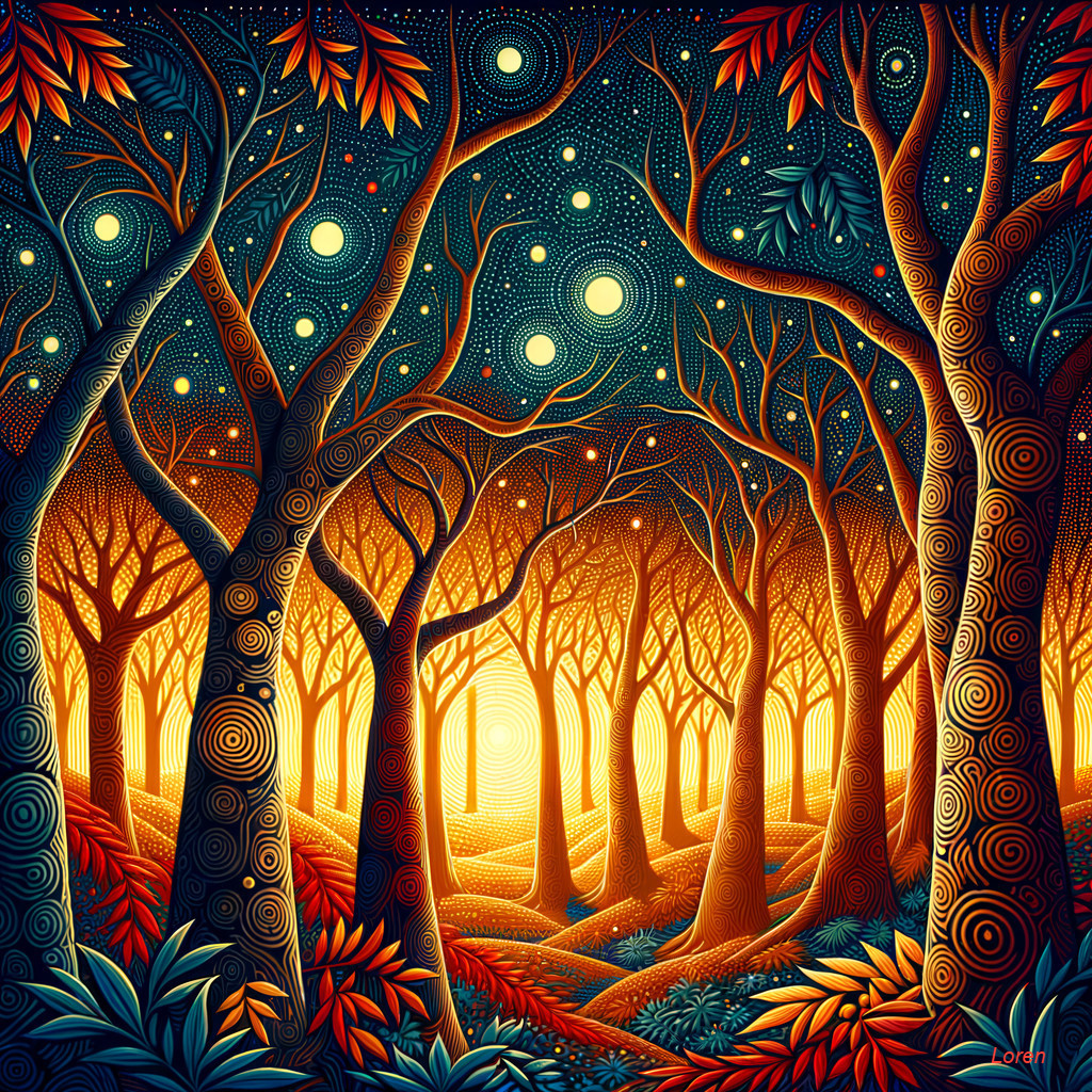 Enchanted Woods: Celestial Symphony