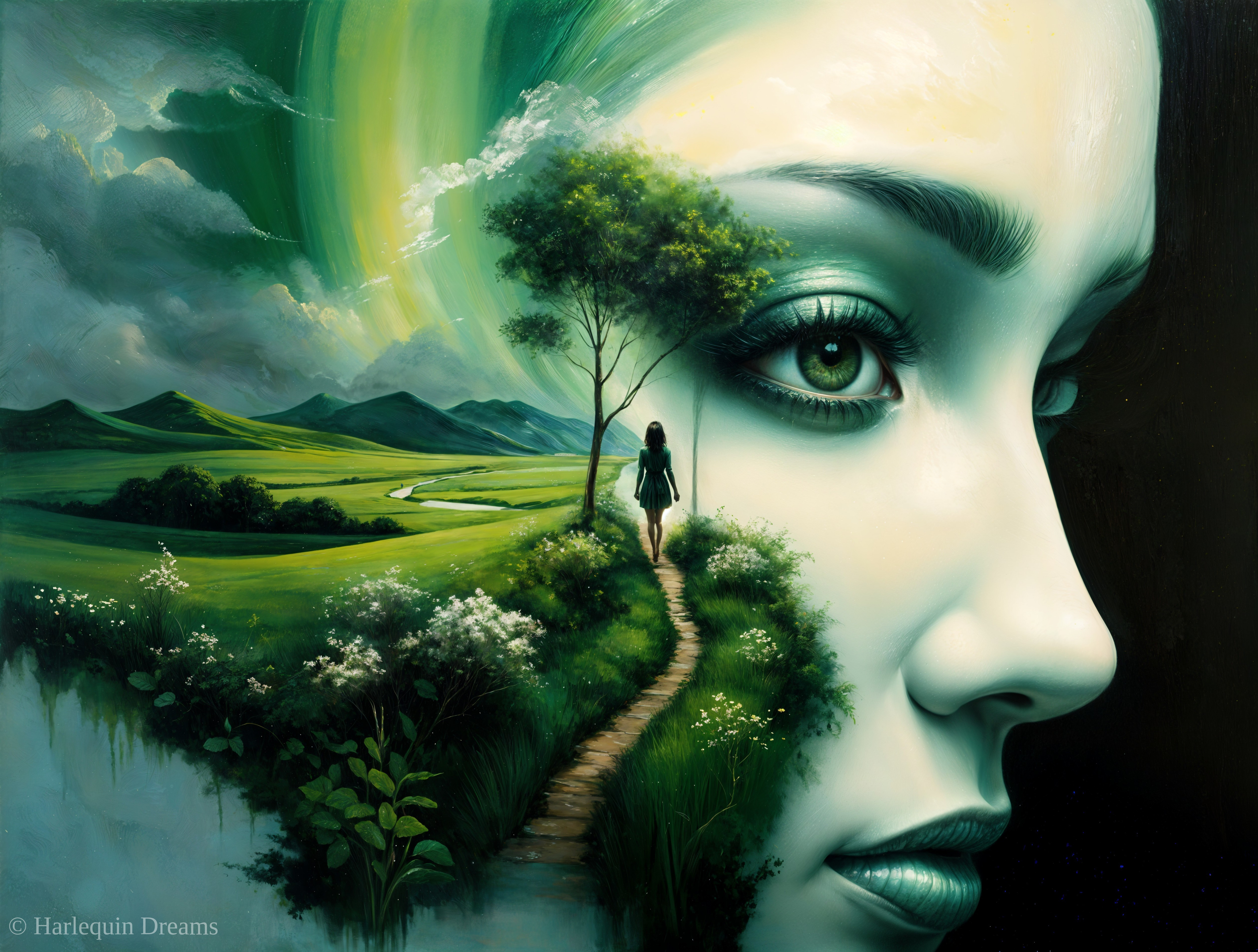 Journey Through a Surreal Landscape