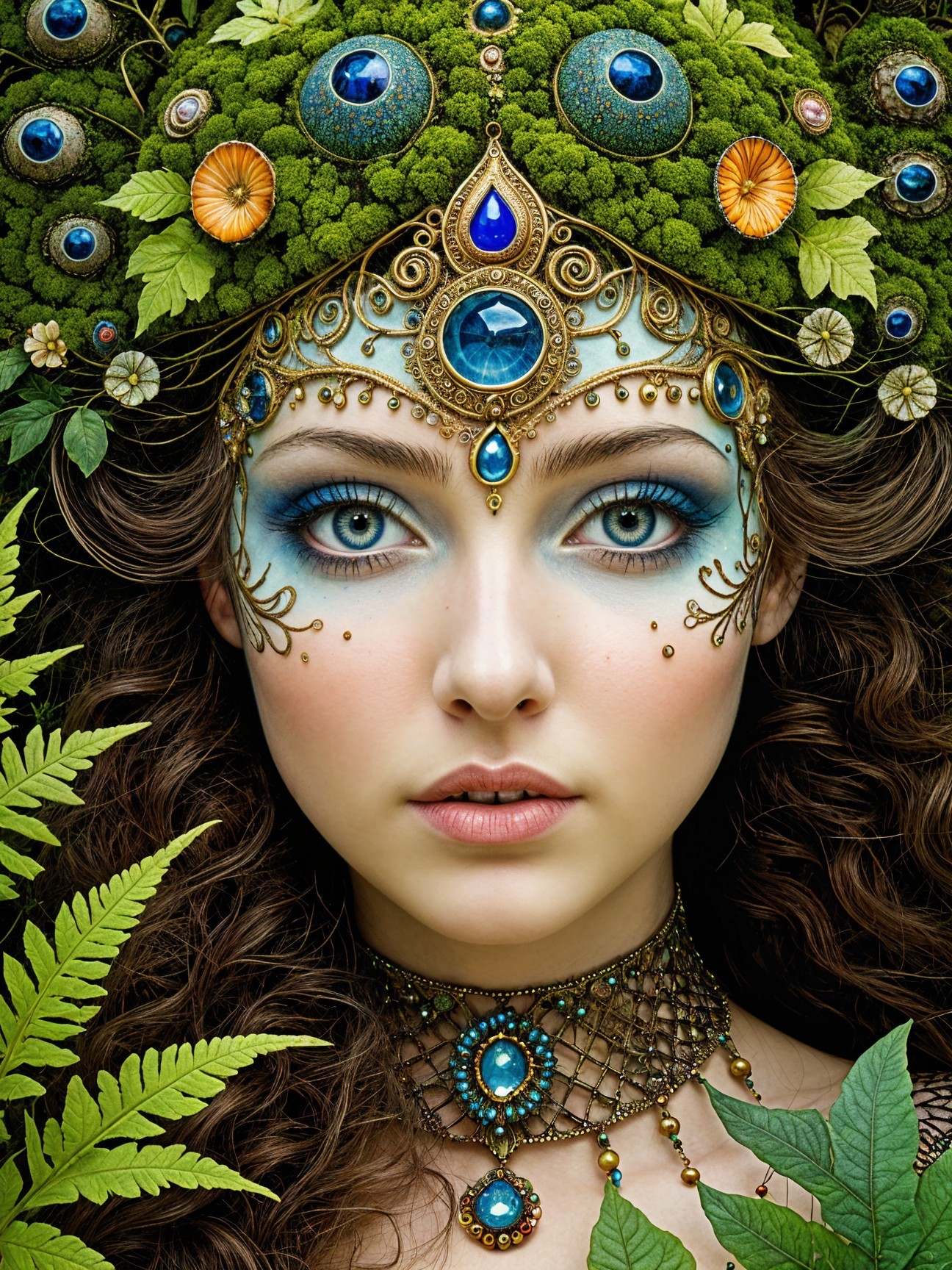 Ethereal Beauty with Nature-Inspired Elegance