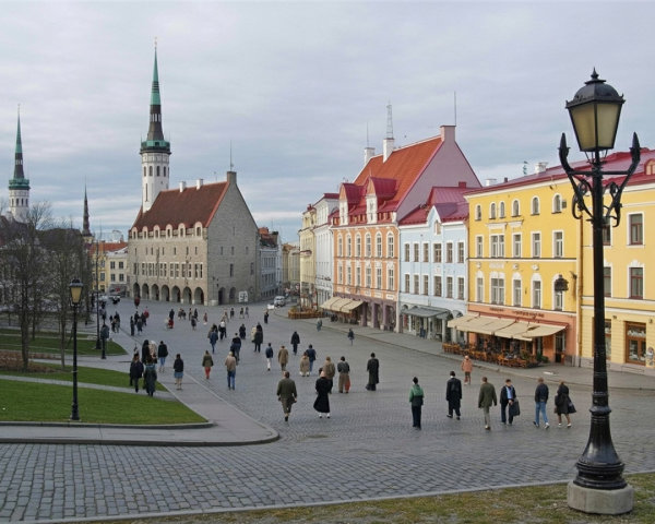 Picturesque European City with Colorful Architecture