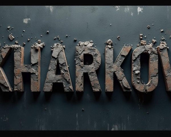 Bold Textured Design of "KHARKOV" in Industrial Style