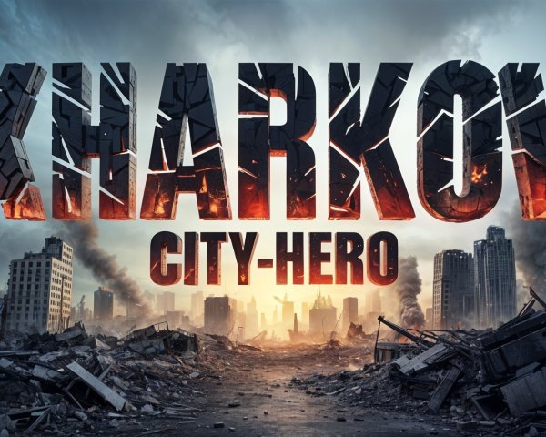 Dramatic Urban Landscape of Kharkov City-Hero