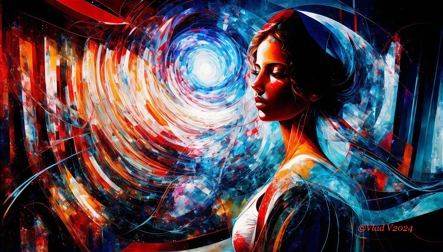 Cosmic Muse: Abstract Beauty