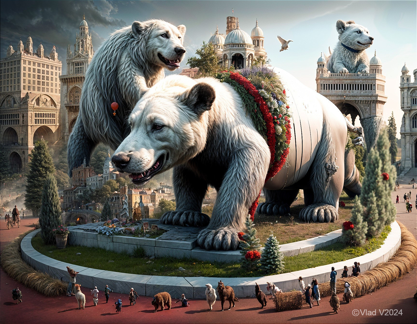 Bear Parade in the Enchanted City