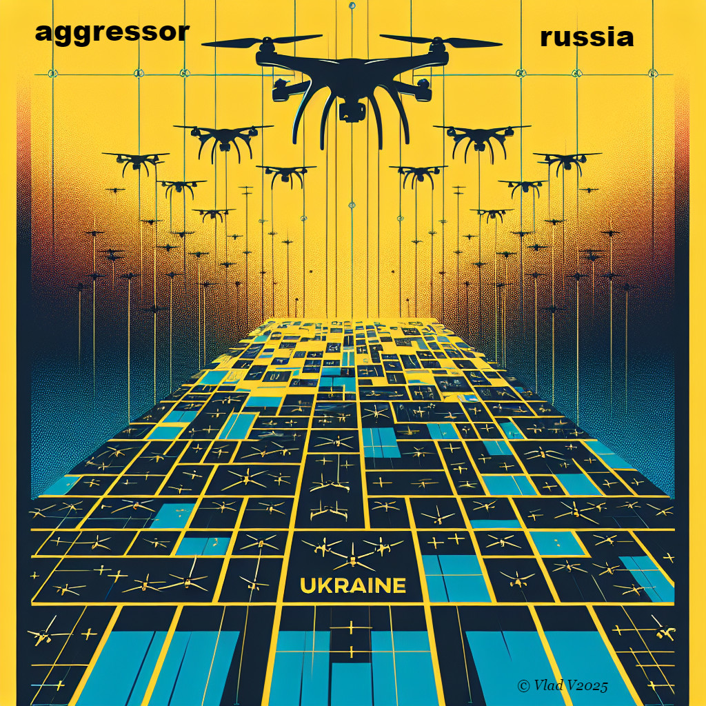 Aerial Confrontation of Drones in Conflict Landscape