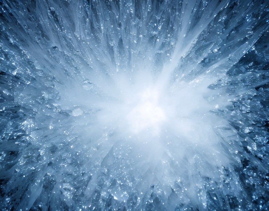 Radiant Burst of Light with Expanding Rays