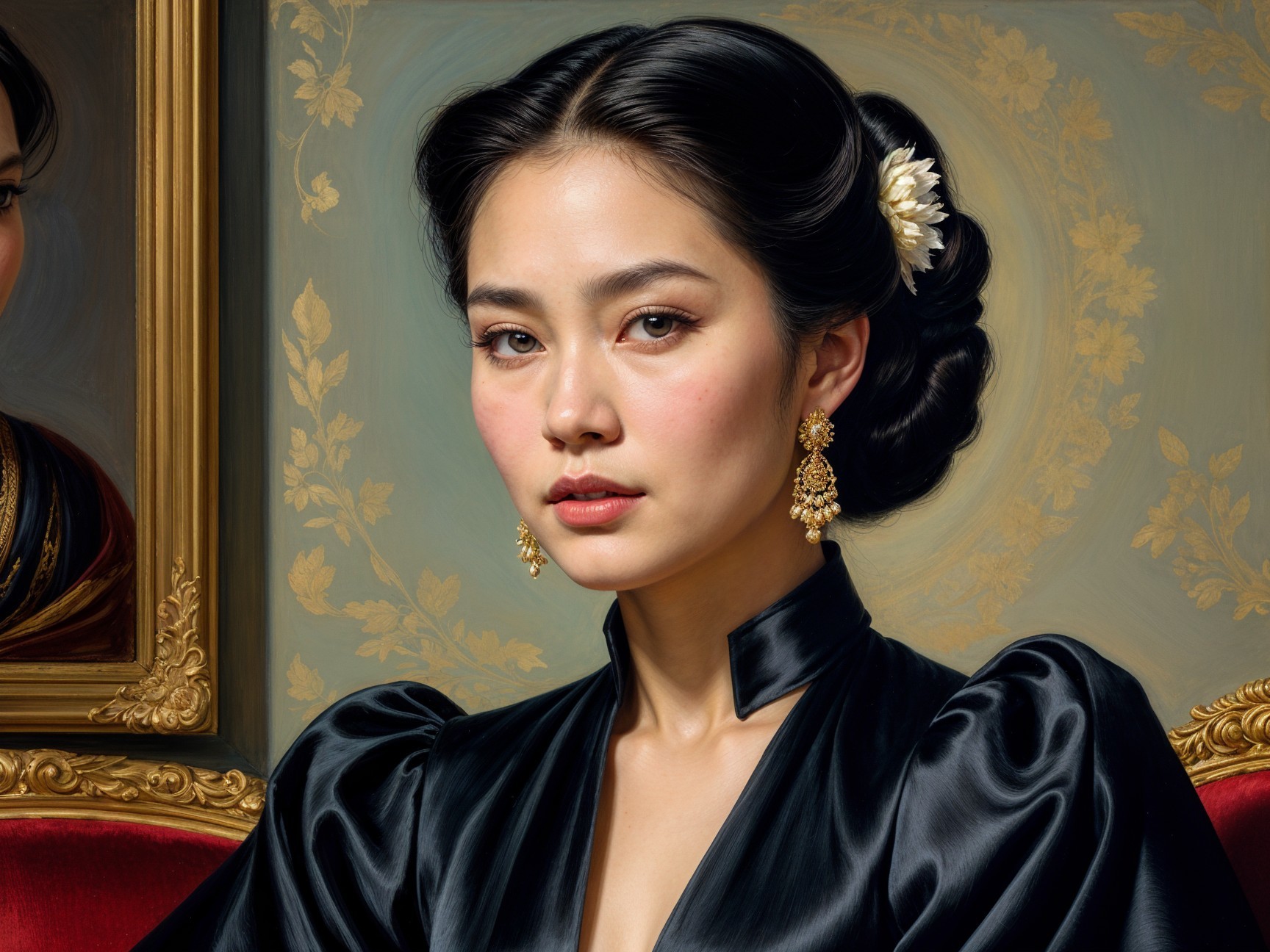 Elegant Portrait of a Confident Young Woman