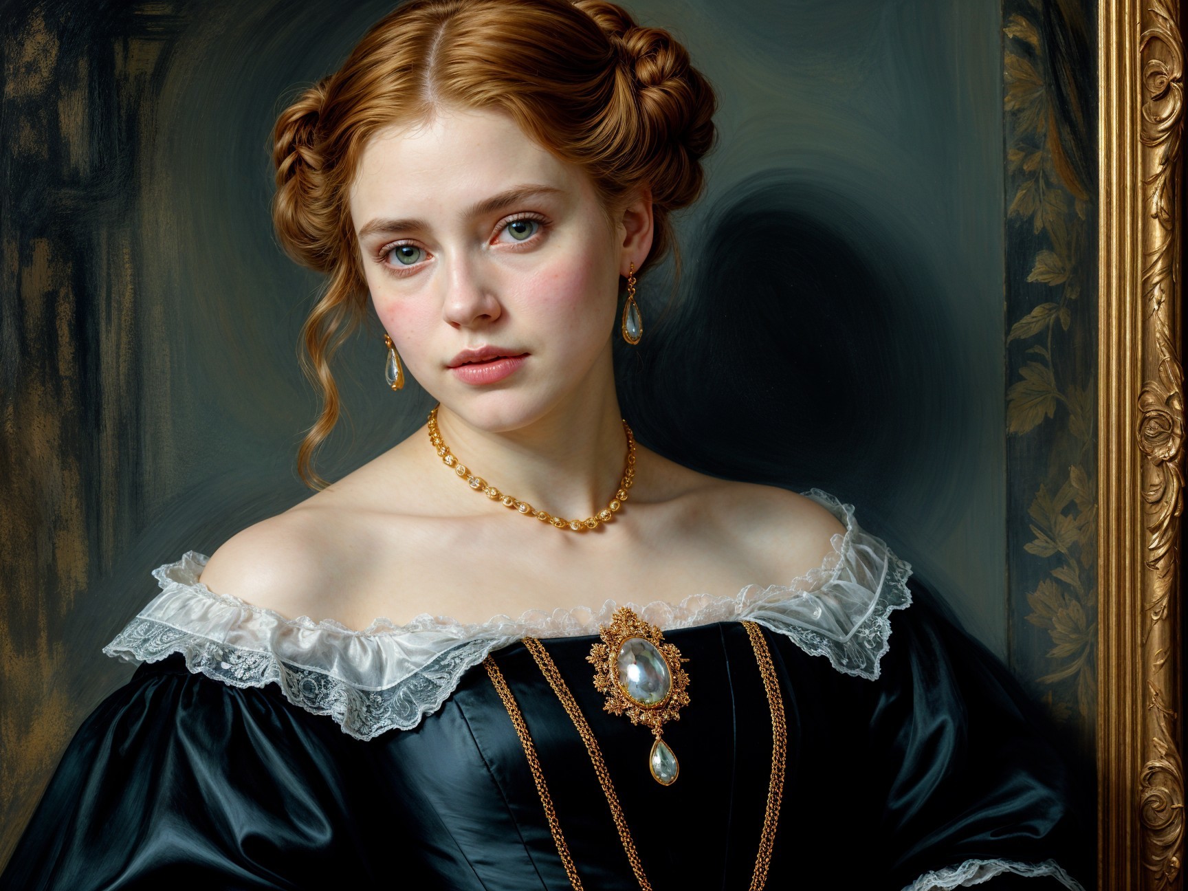 Elegance in Lace: A Timeless Portrait