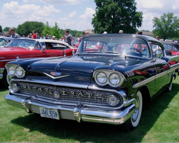 1958 Chevrolet Bel Air at a classic car show