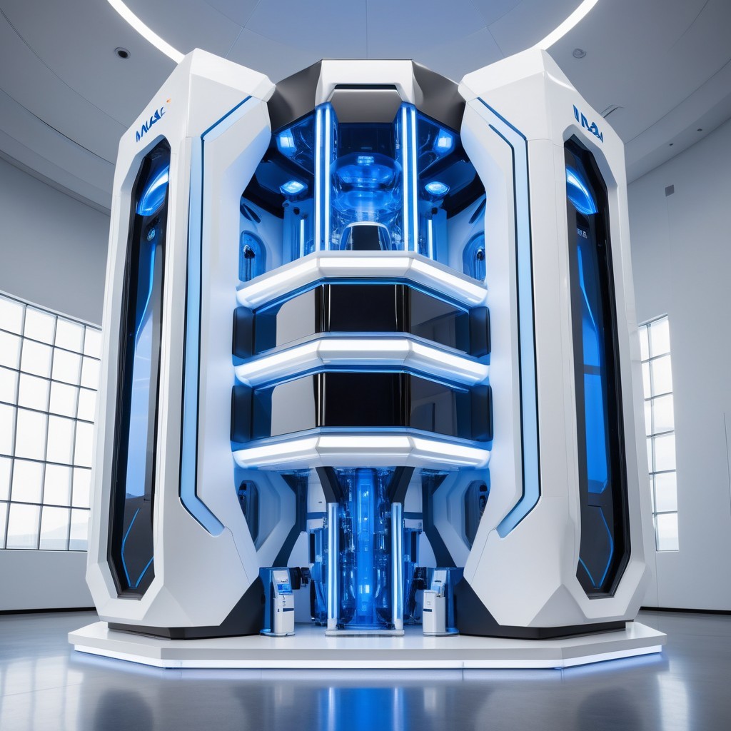 Futuristic High-Tech Structure with Advanced Design Elements