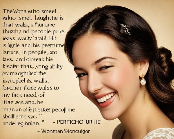 Smiling Woman with Elegant Hair and Stylish Earring