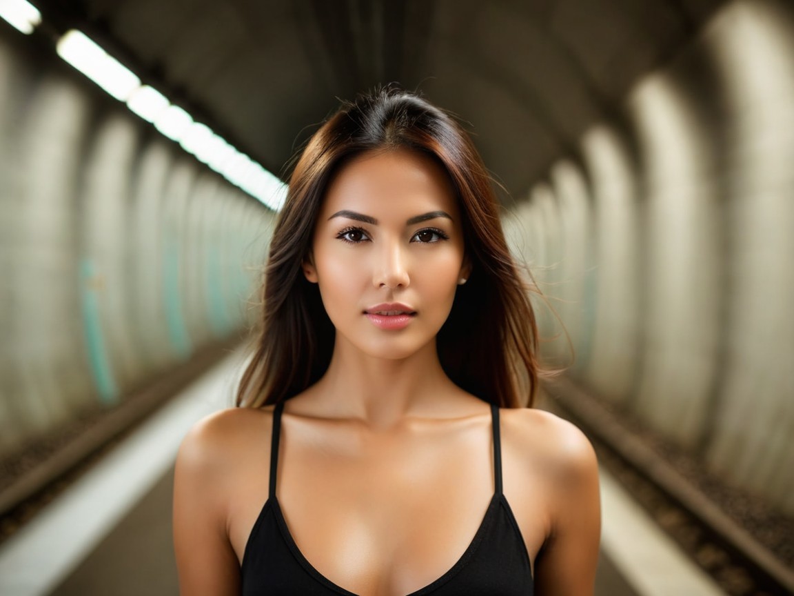 Professional Studio Headshot of Young Asian Woman