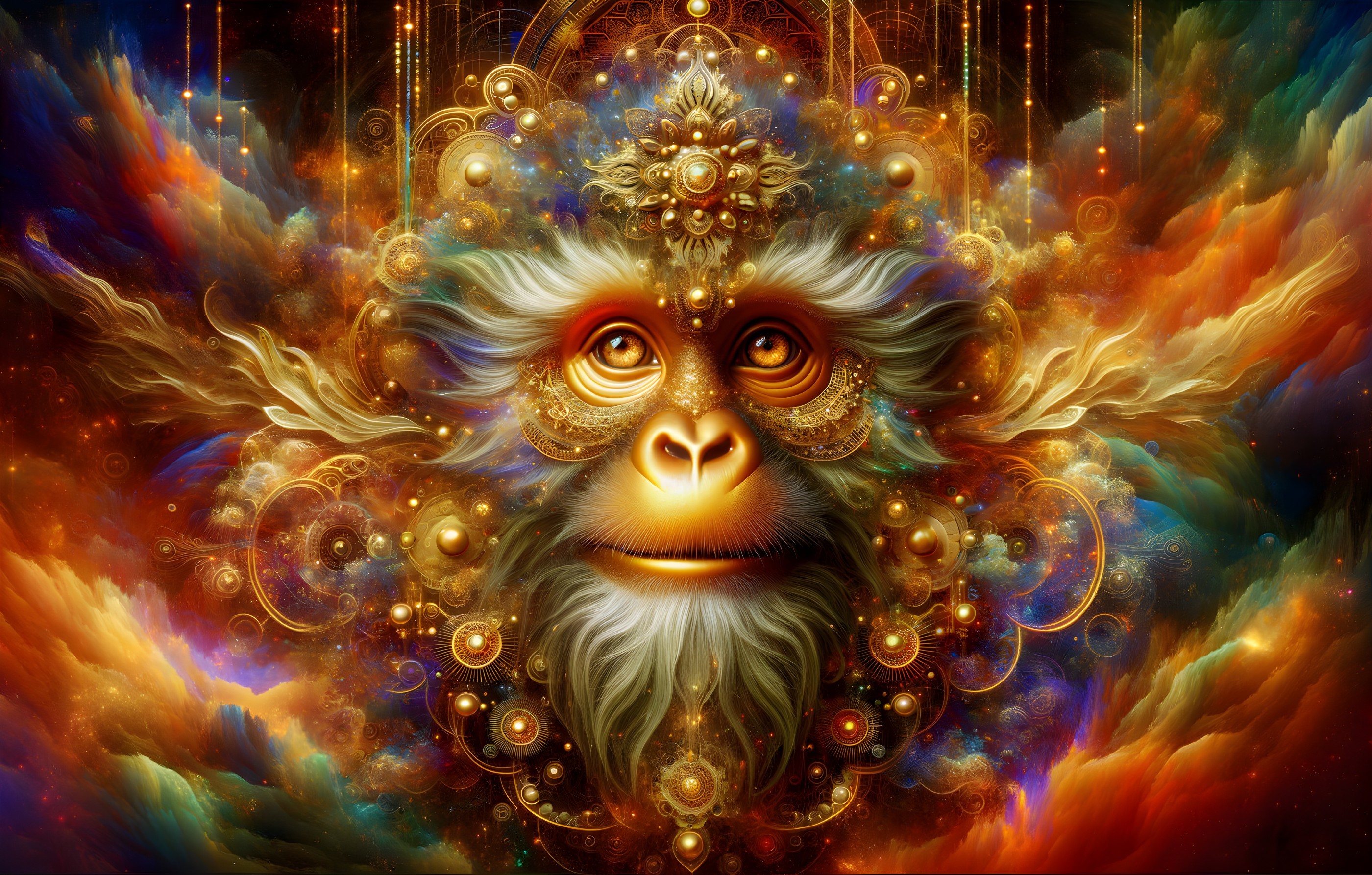 Mystical Monkey: Cosmic Reverie