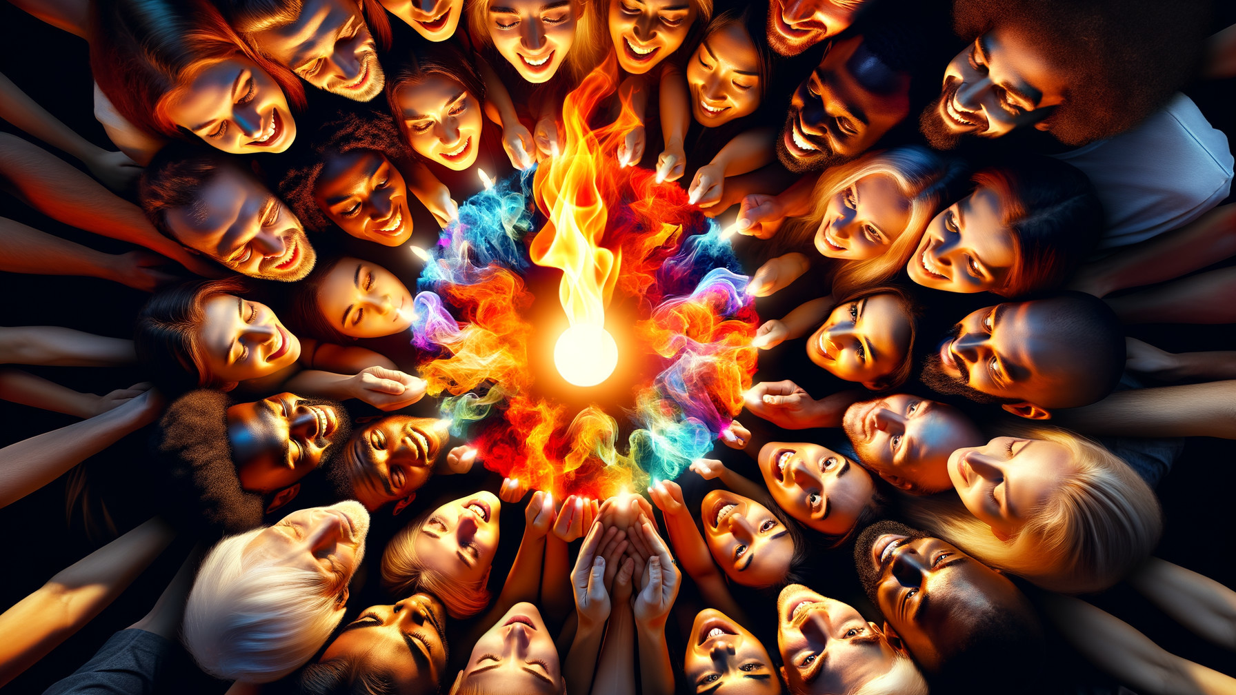 Gathering Around a Fire: Celebration and Unity
