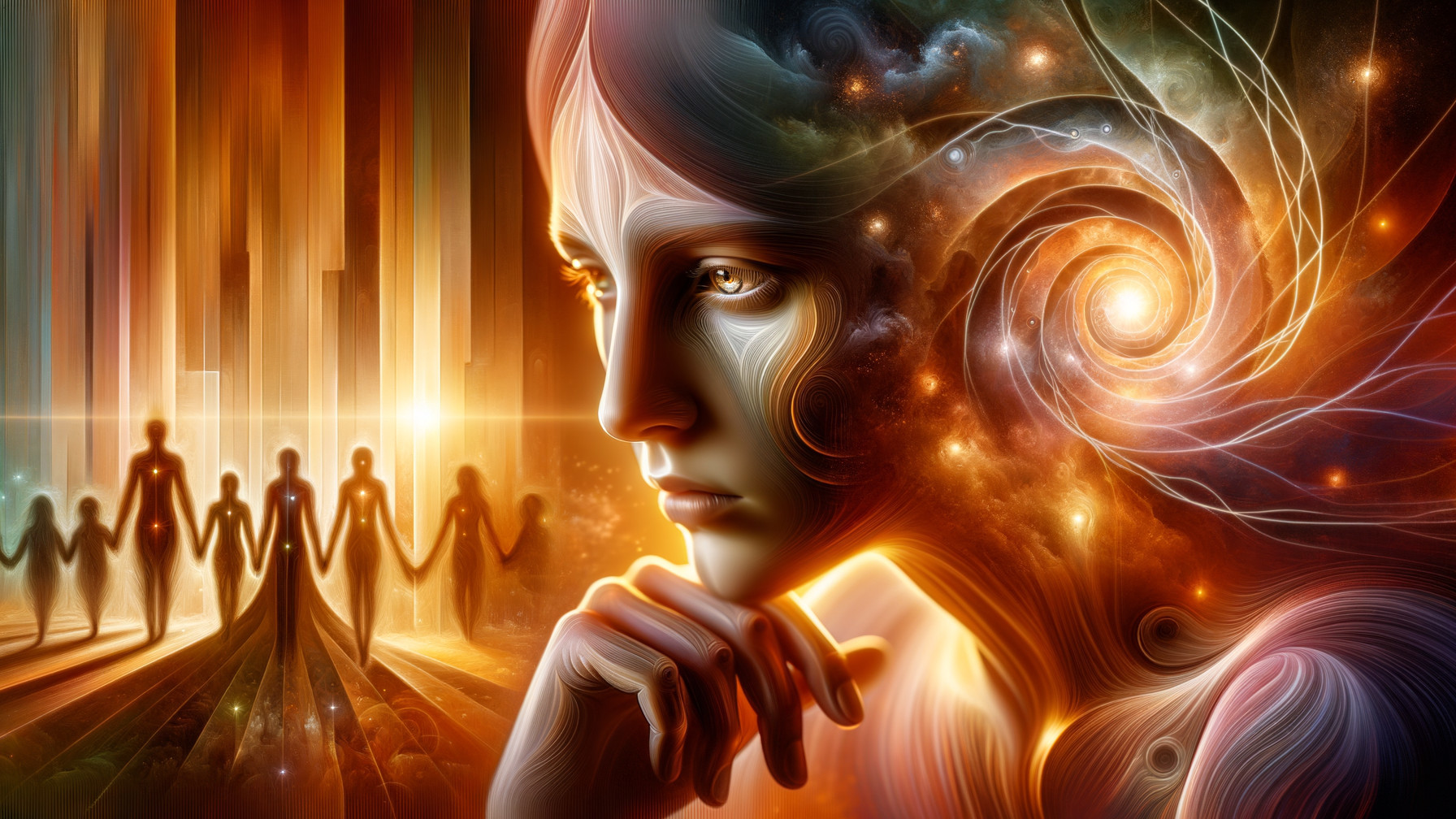 Cosmic Patterns and Human Connection in Art