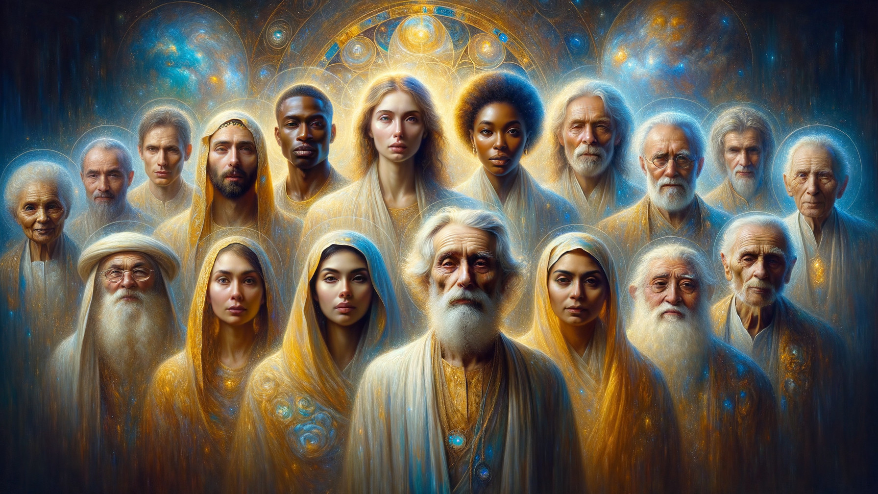 Diverse Group of Wise Figures in Cosmic Setting