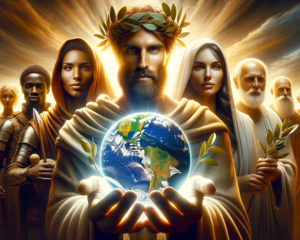 Diverse Figures Representing Cultures and Unity