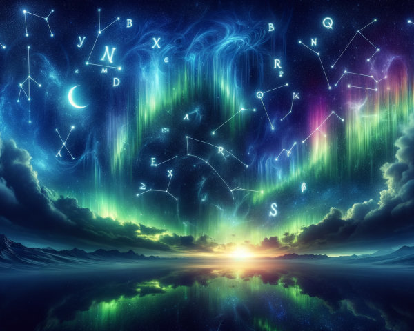 Vibrant Aurora Borealis Over Mountains and Lake