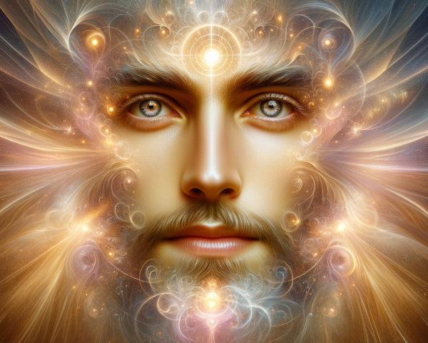 Hyperrealistic AI-generated portrait of Jesus Christ