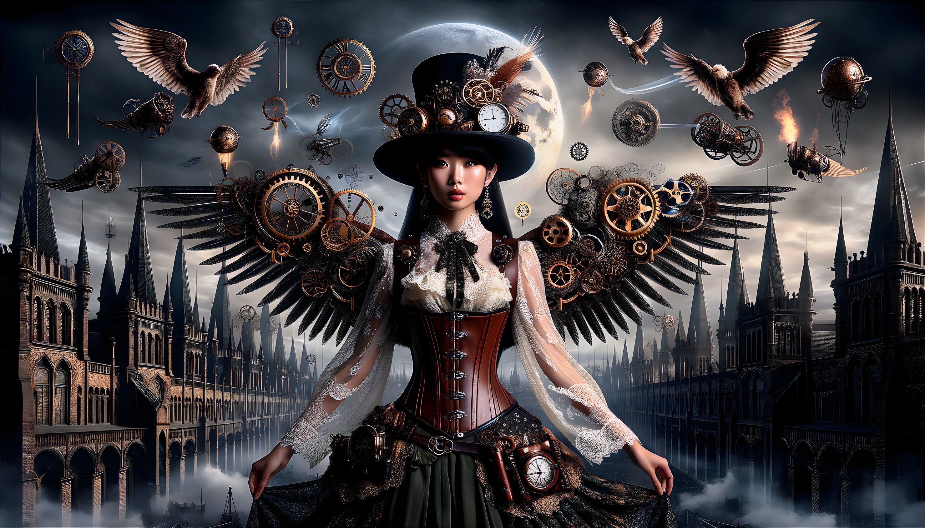 Steampunk angel