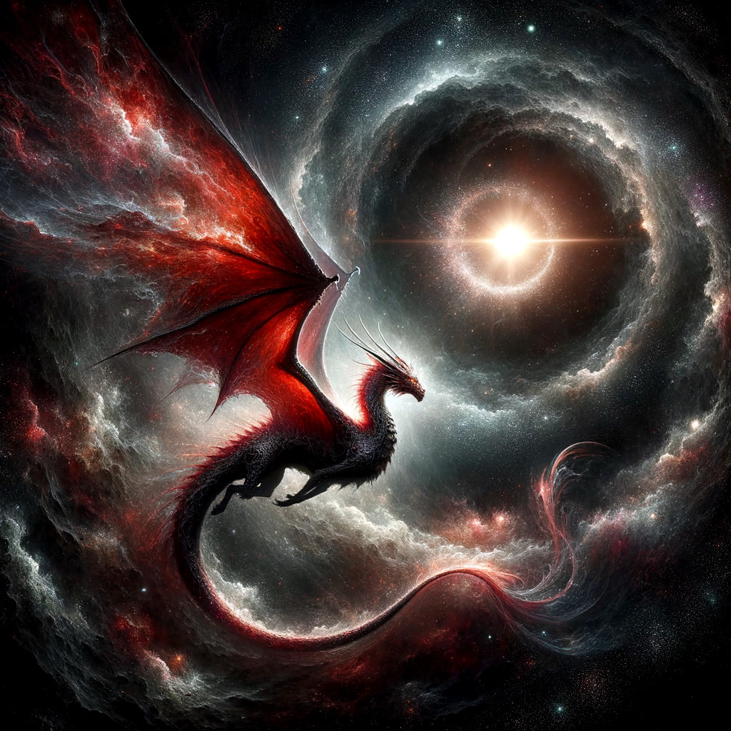 Dragon's Cosmic Flight