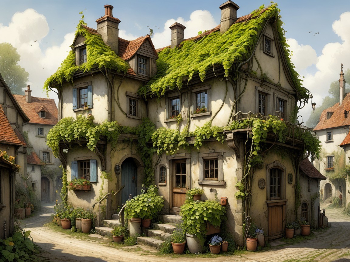 Charming Cottage in Quaint Village with Rustic Features