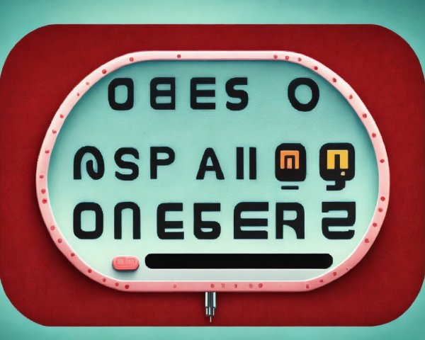 Stylized Artistic Letters and Shapes on Pastel Blue