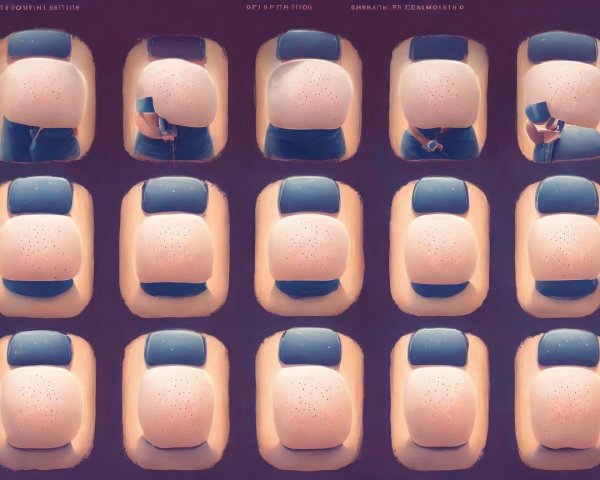 Stylized Minimalist Heads with Soft Backgrounds