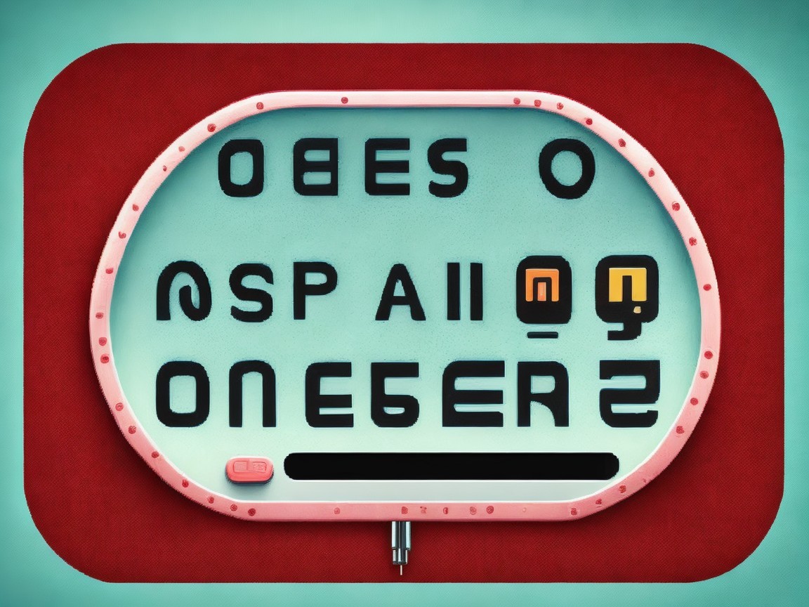 Stylized Artistic Letters and Shapes on Pastel Blue