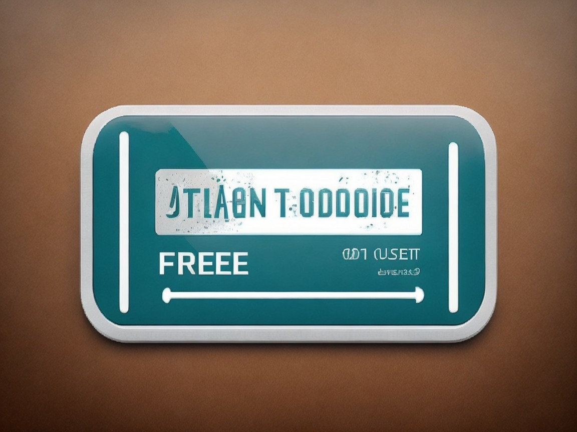 Modern Minimalist Design with Teal Background and Badge