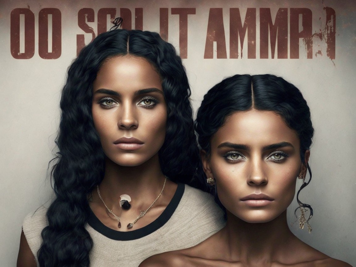 Two Confident Women with Dramatic Makeup and Waves