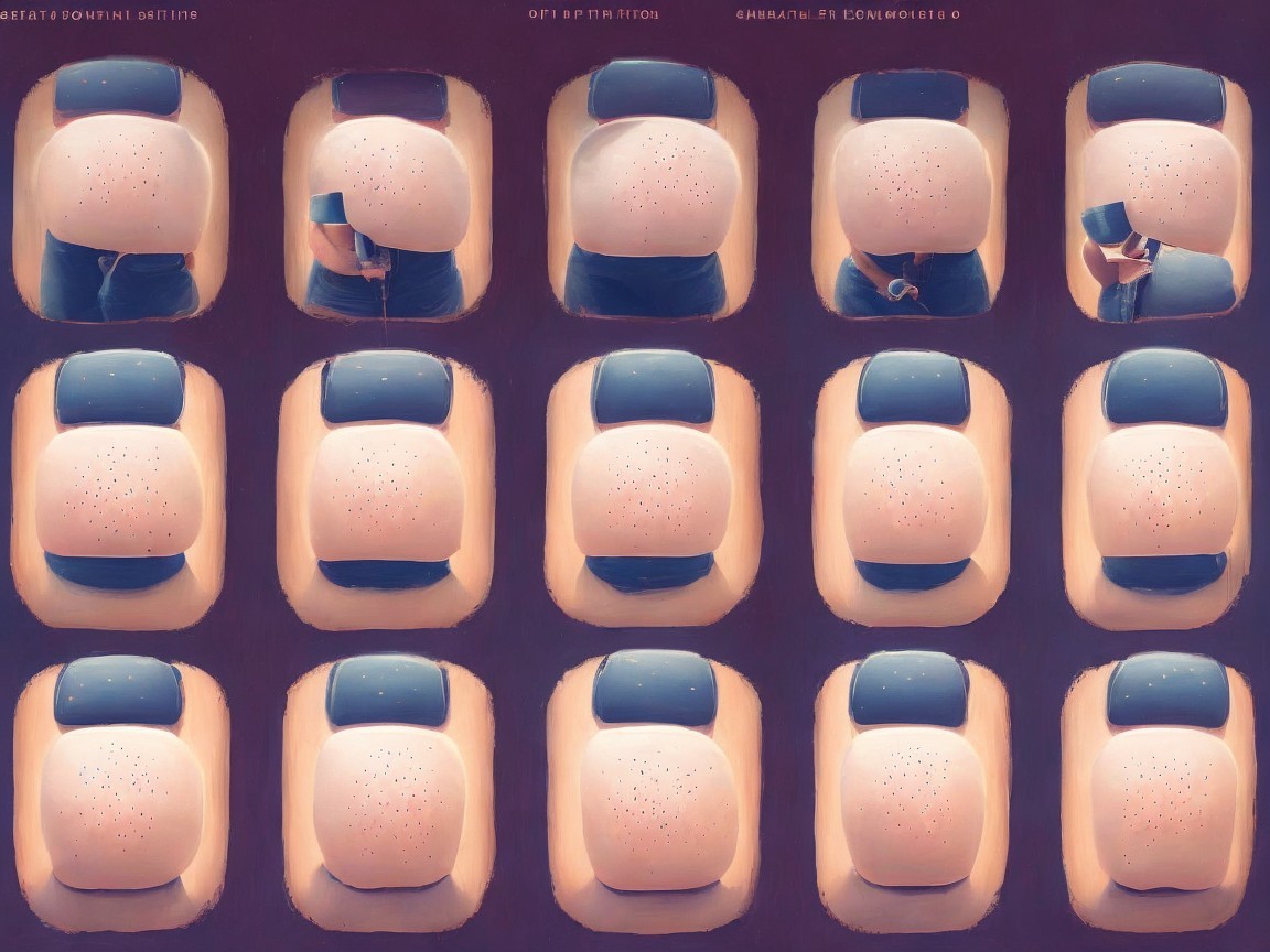 Stylized Minimalist Heads with Soft Backgrounds