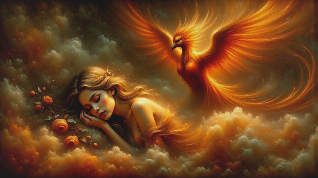 Whimsical dream in the clouds