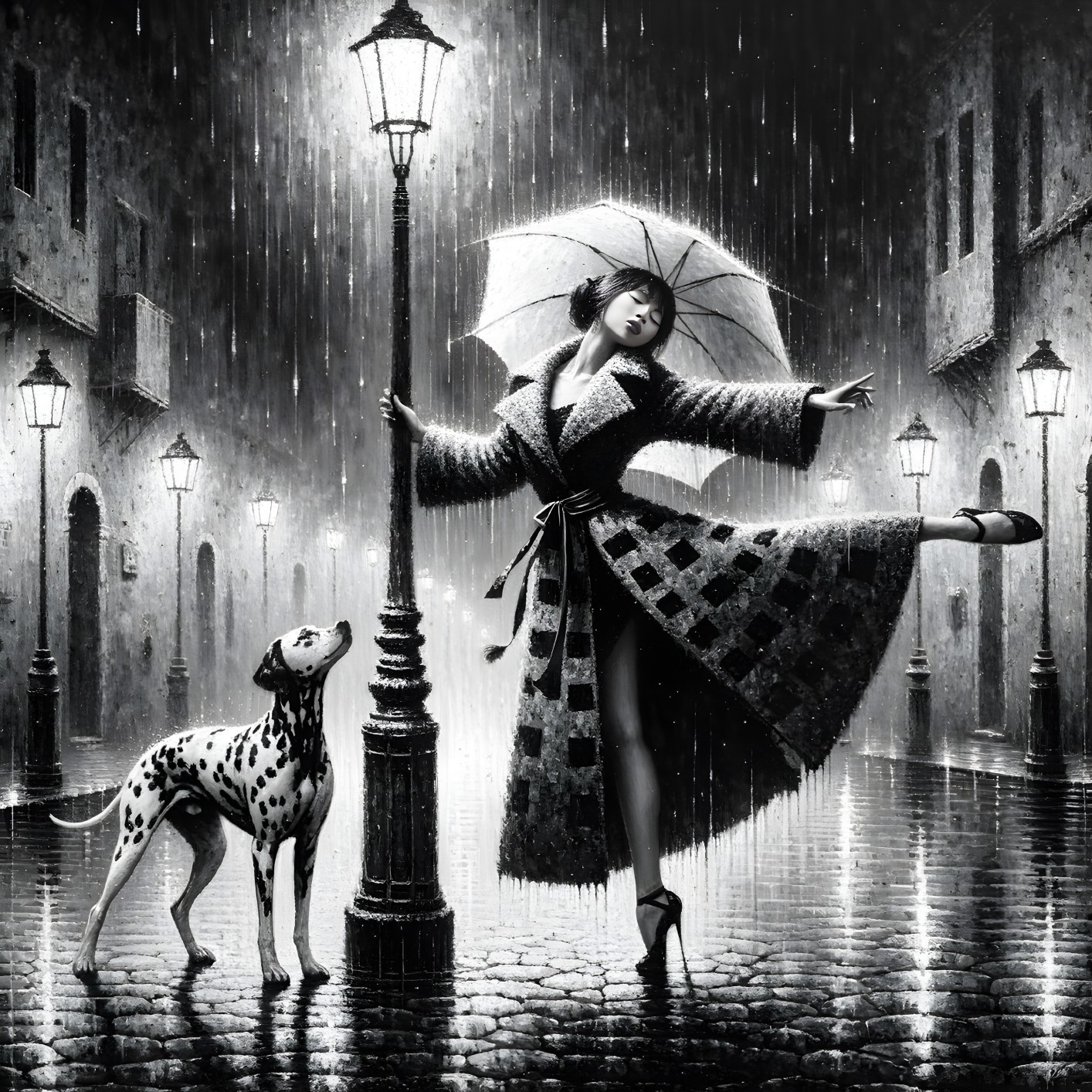 Dancing in the rain