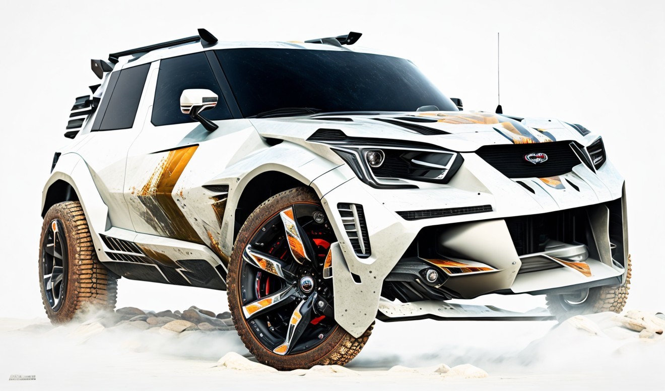 Futuristic Rugged Off-Road Vehicle Design Features