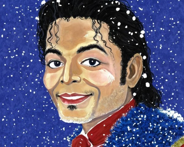 Colorful Portrait of a Man in Vibrant Winter Attire