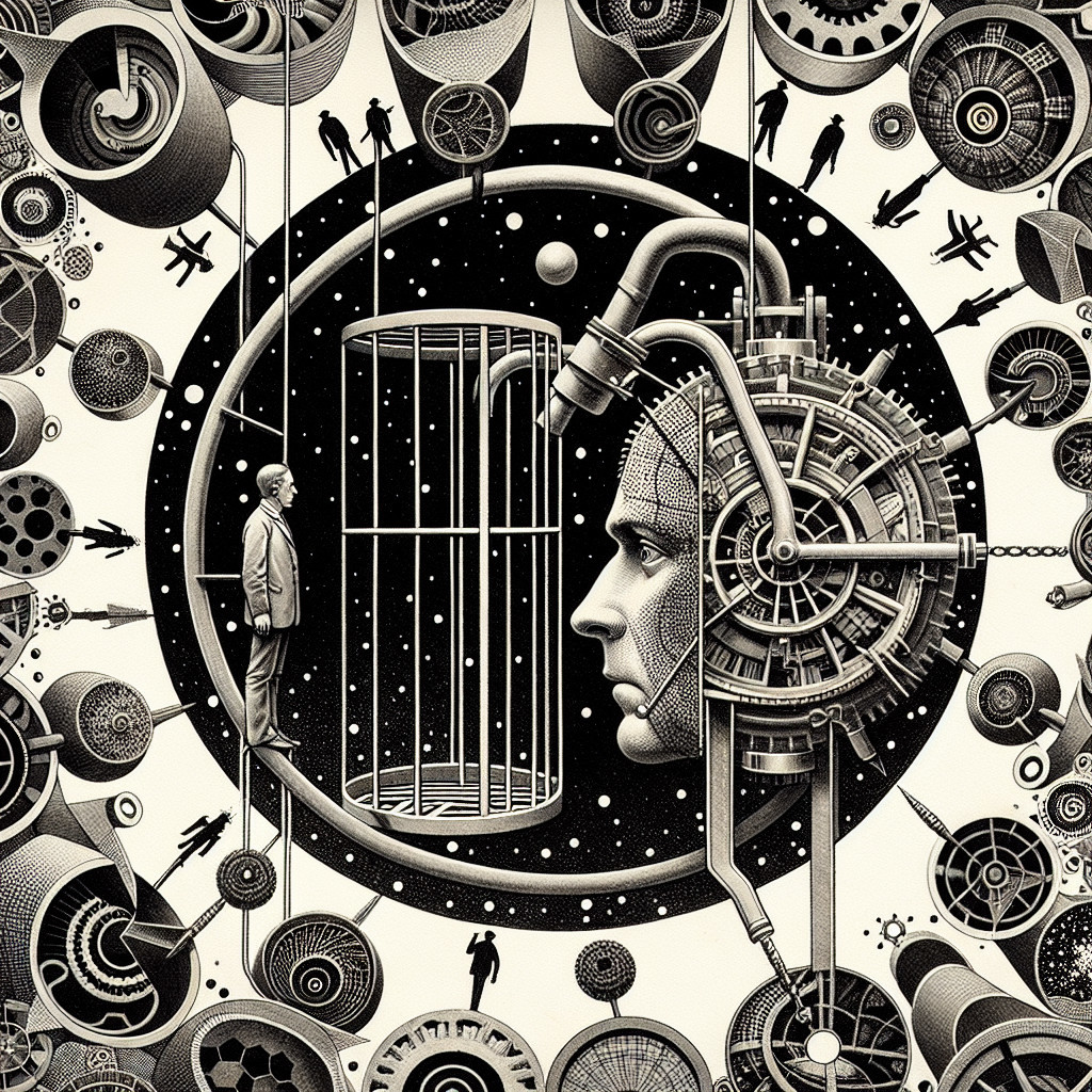 Surreal Design of Silhouette and Mechanical Elements