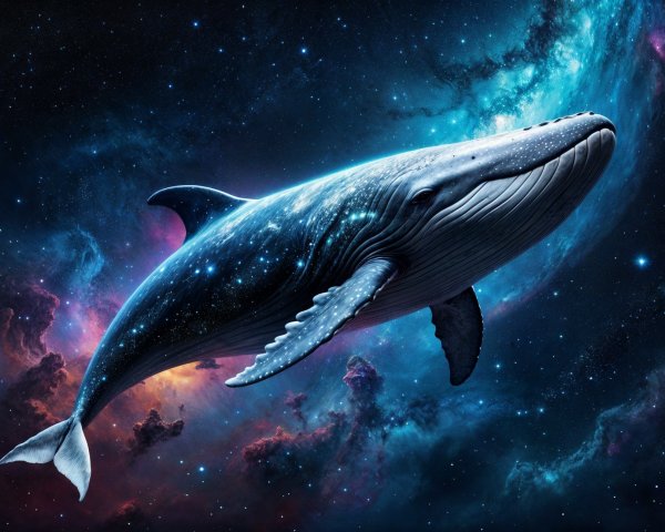 Whale in a Cosmic Landscape of Galaxies and Stars