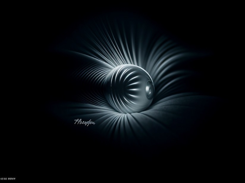 Spherical Object Surrounded by Textured Patterns