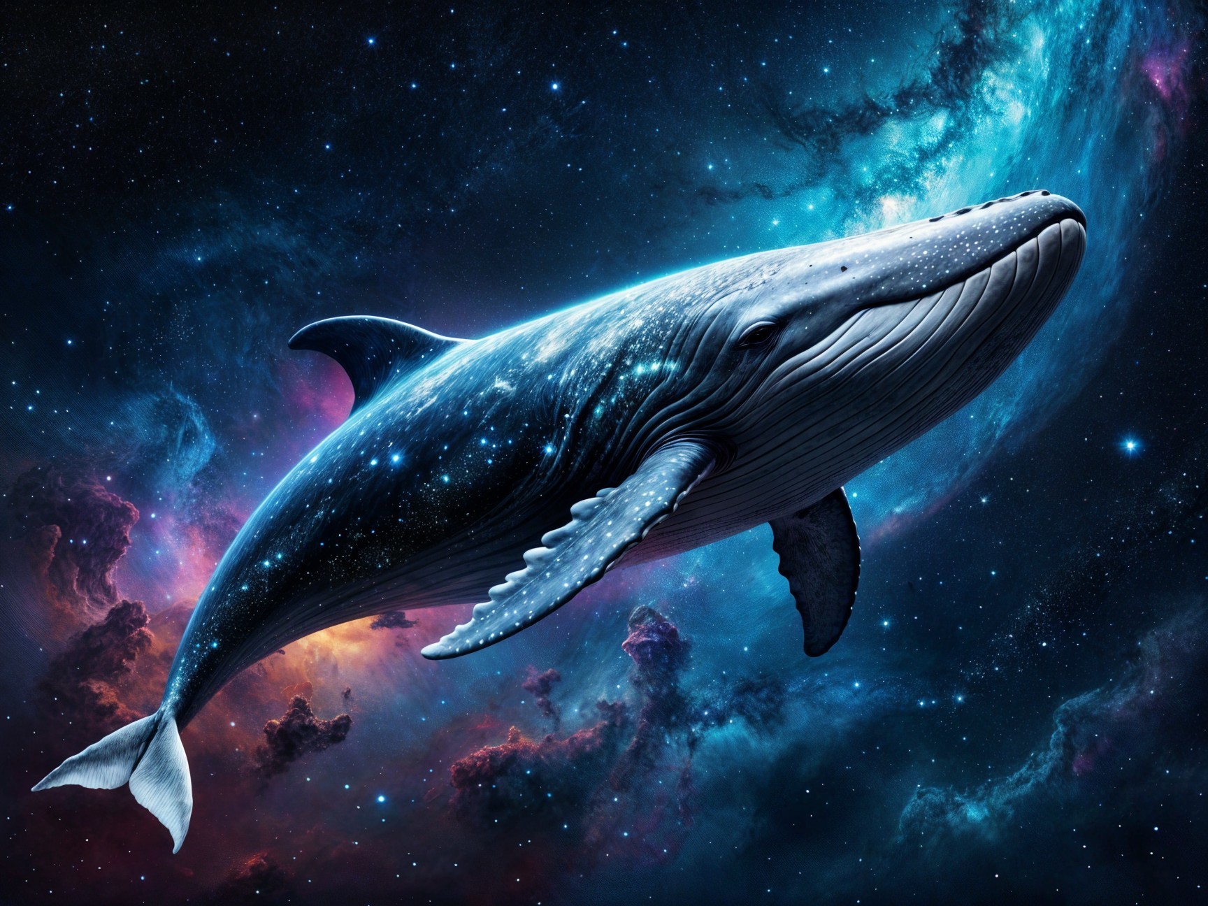 Whale in a Cosmic Landscape of Galaxies and Stars