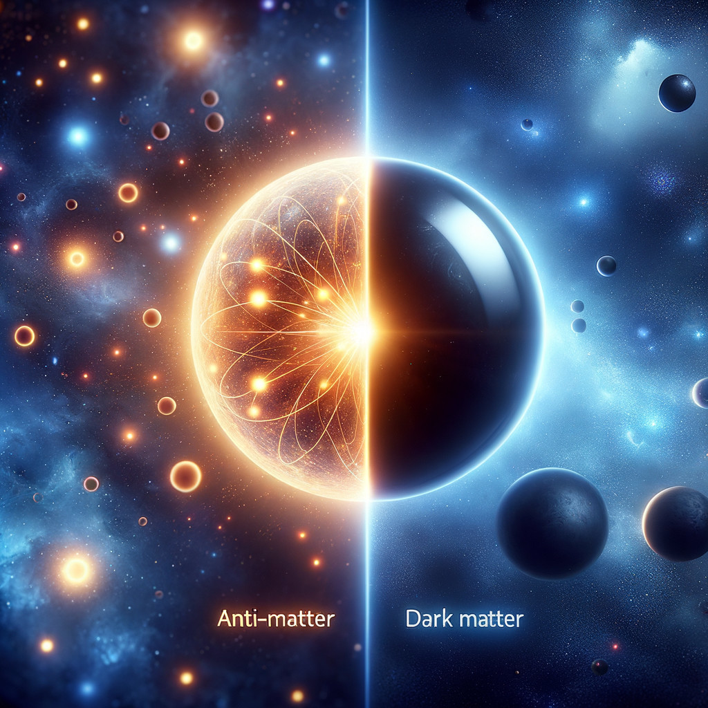Contrast of Anti-Matter and Dark Matter in Cosmos