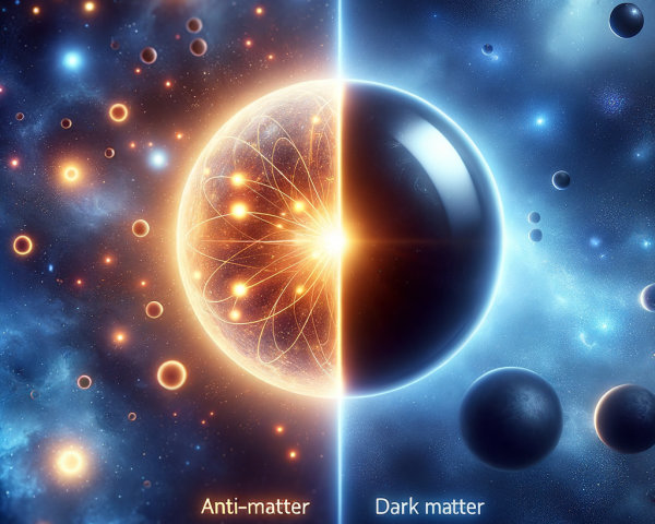 Contrast of Anti-Matter and Dark Matter in Cosmos